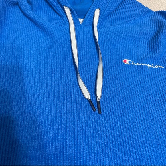 Champion Corded Campus Women’s Blue Hoodie - Picture 13 of 15